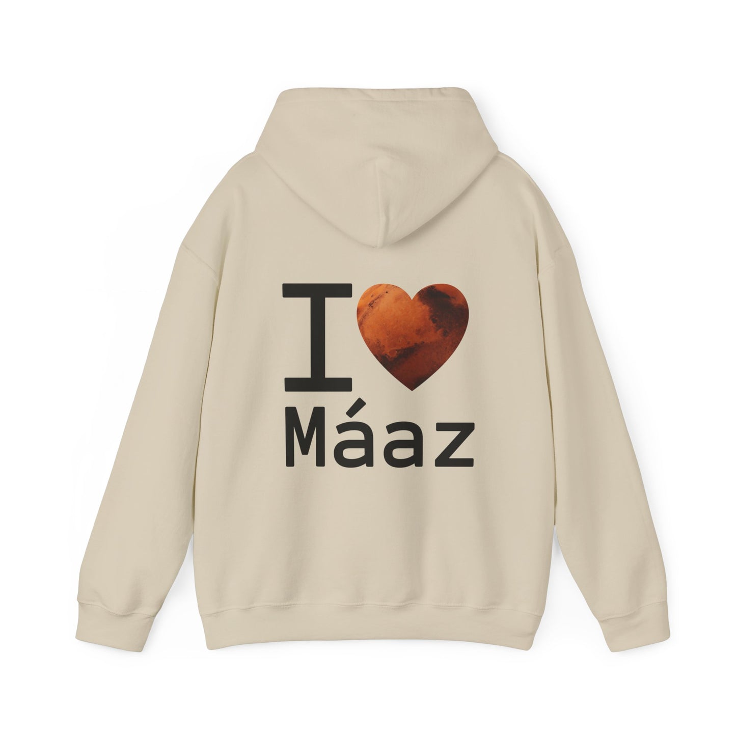 I Love Mars Unisex Heavy Blend Hooded Sweatshirt