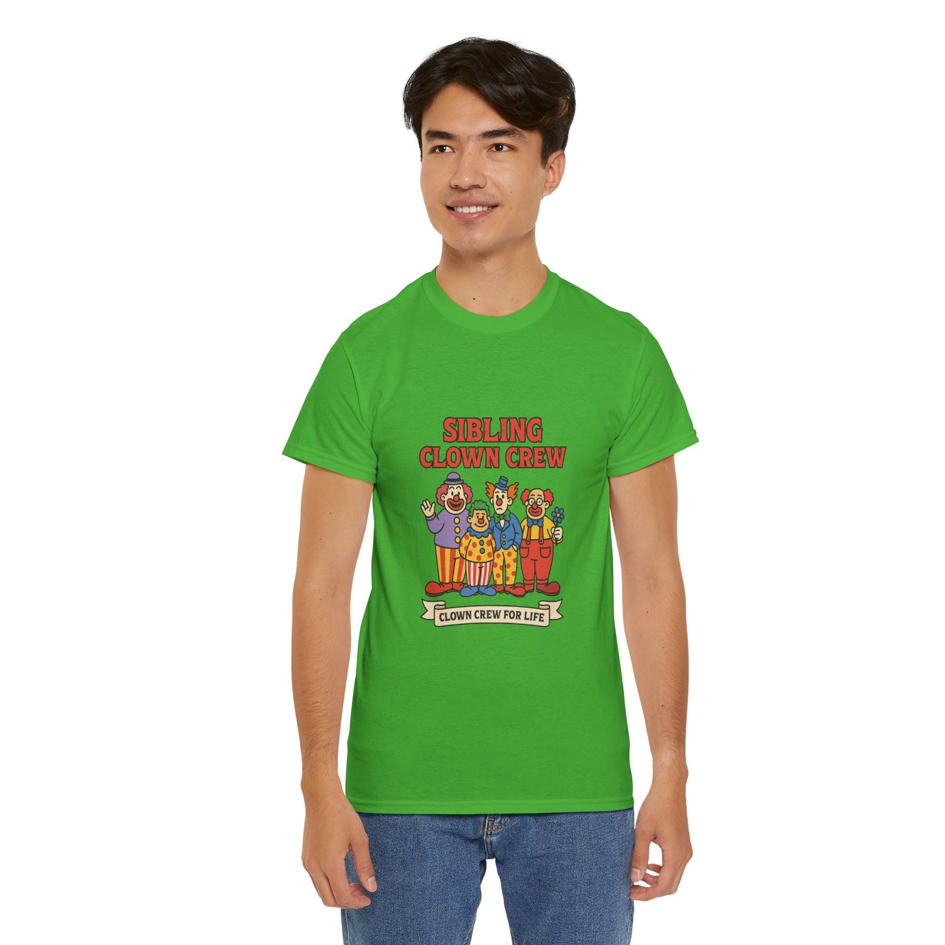 Clown Siblings Unisex Heavy Cotton Tee