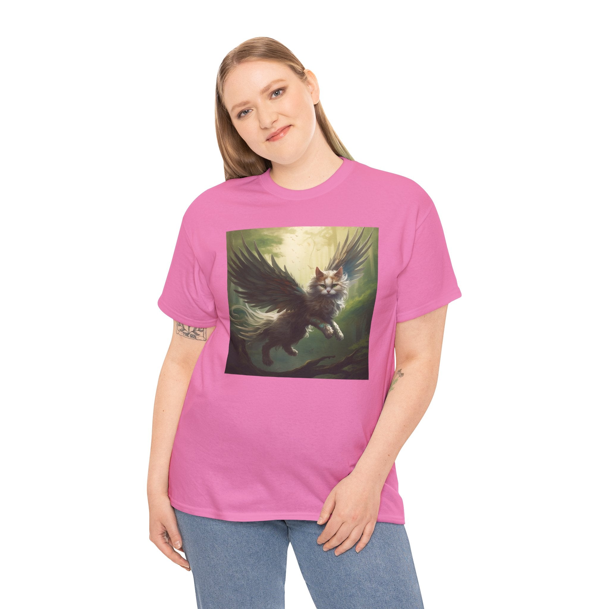 Fantasy Cat Unisex Heavy Cotton Tee