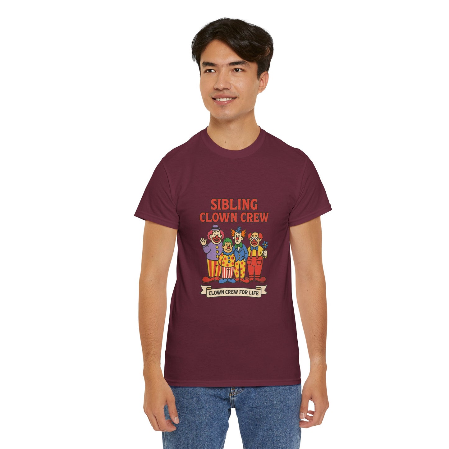 Clown Siblings Unisex Heavy Cotton Tee