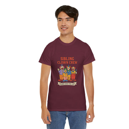 Clown Siblings Unisex Heavy Cotton Tee