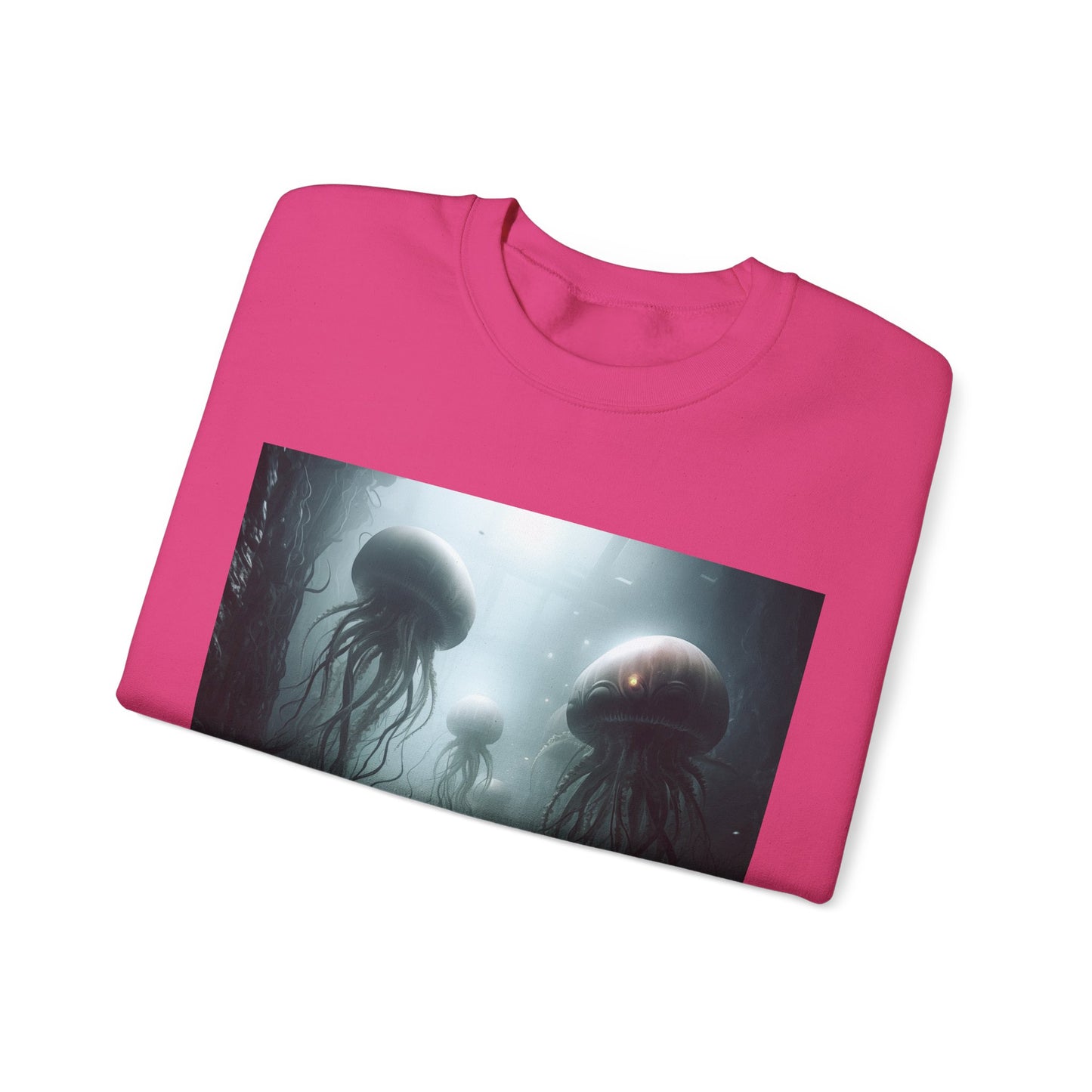 Alien Jellyfish Unisex Heavy Blend Crewneck Sweatshirt