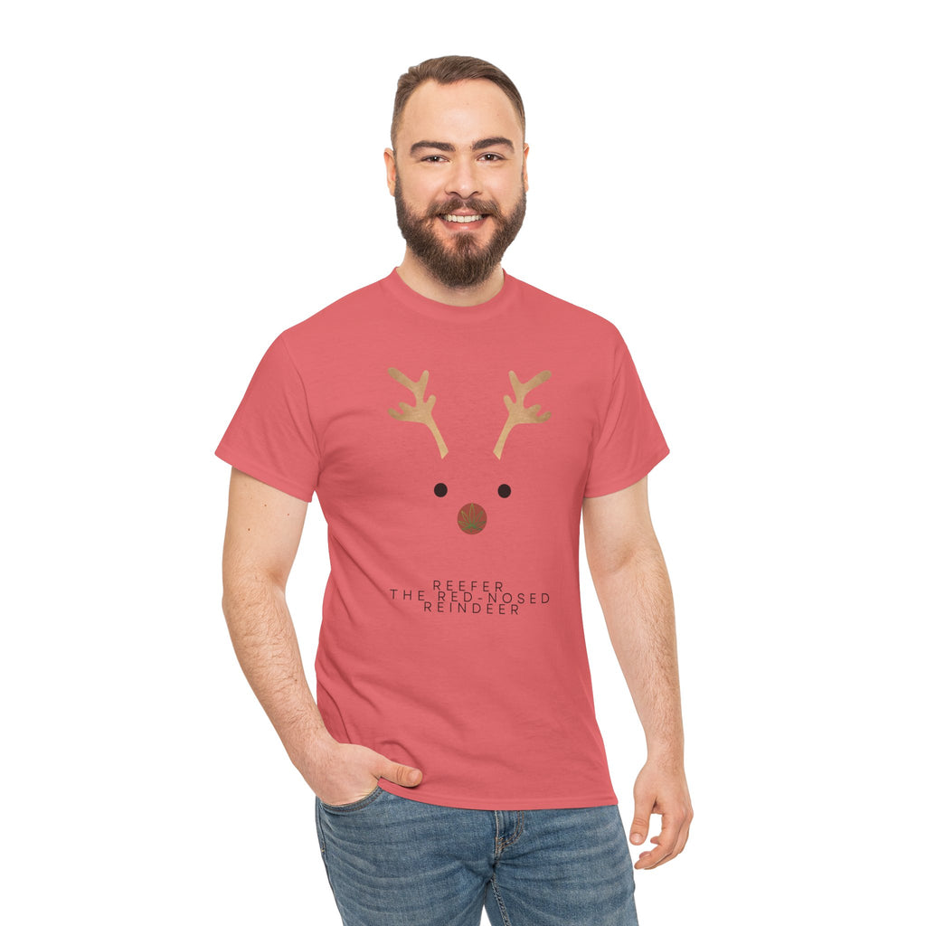 Reindeer Unisex Heavy Cotton Tee
