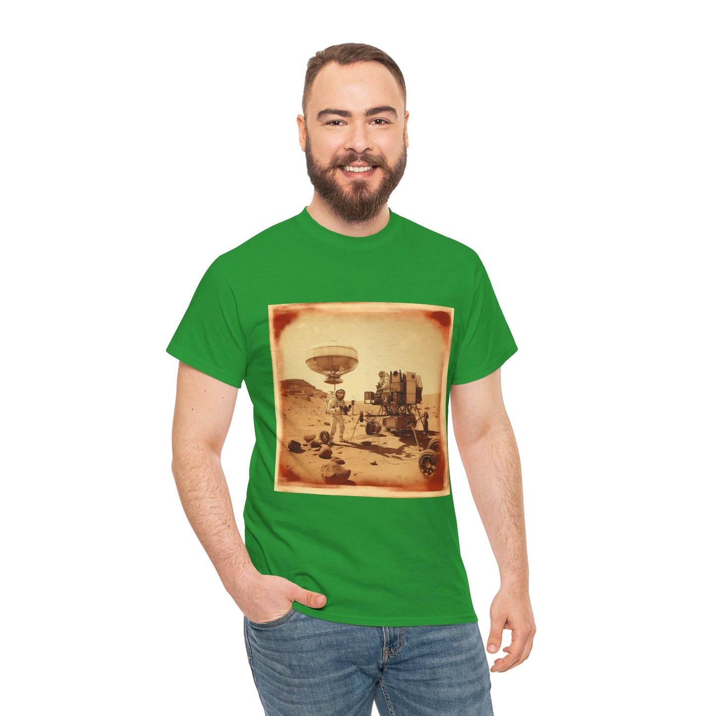 Martian Polaroid Unisex Heavy Cotton Tee