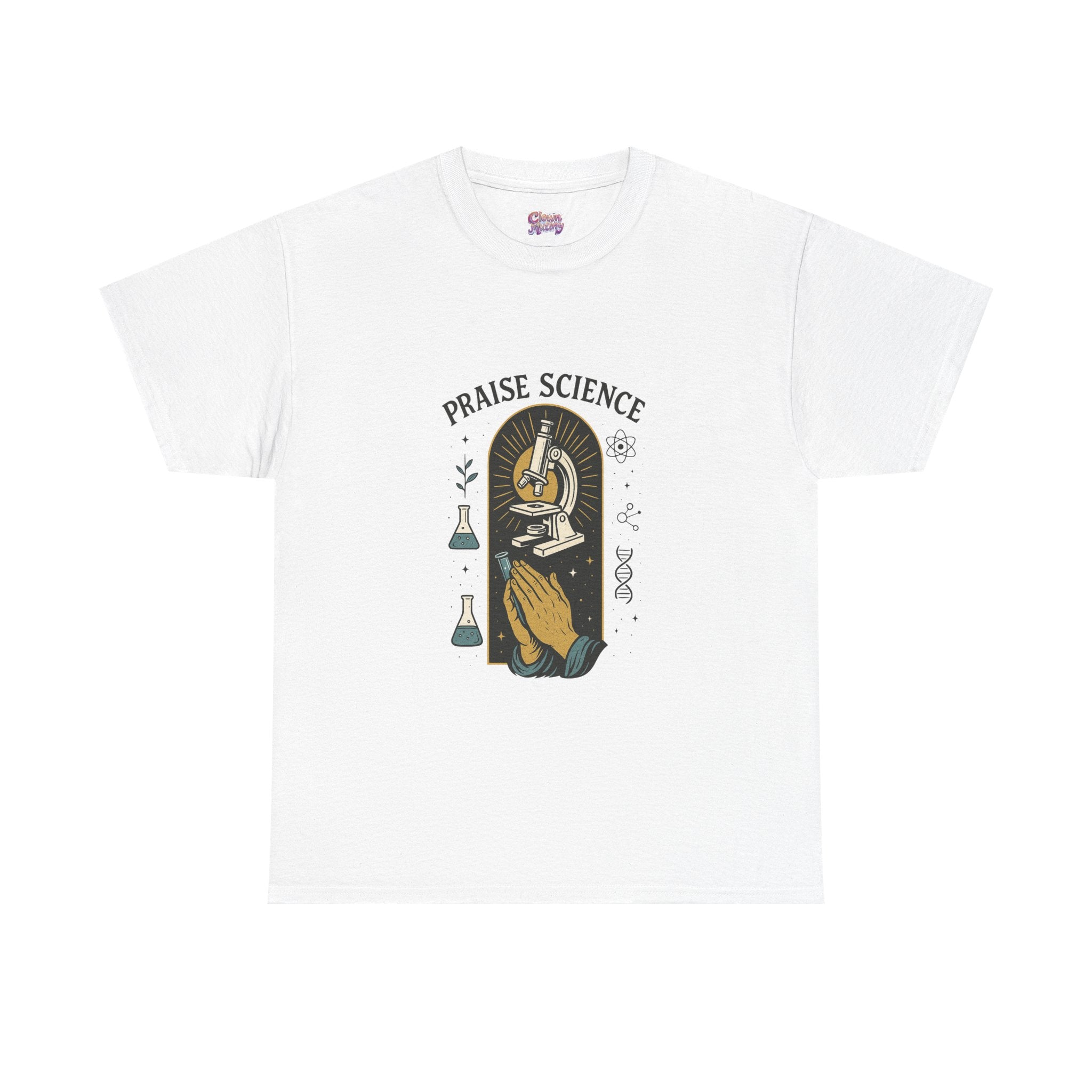 Praise Science Unisex Heavy Cotton Tee - Science Lover's T-Shirt for Educators and Students