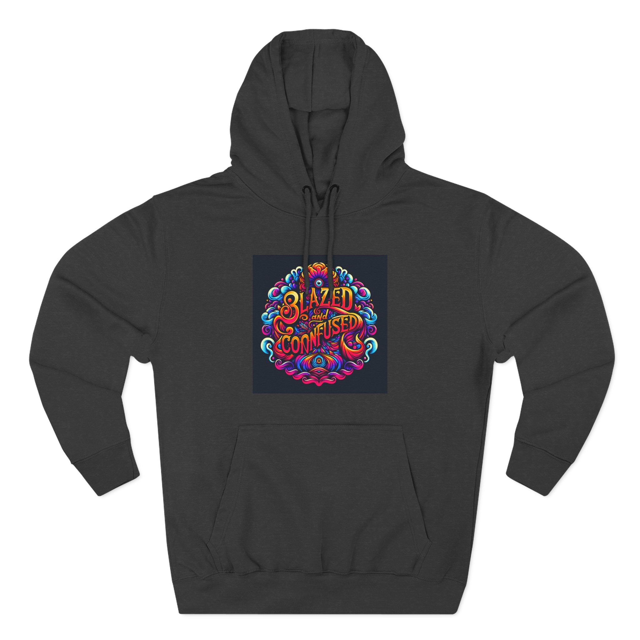 Blazed and Confused Three-Panel Fleece Hoodie