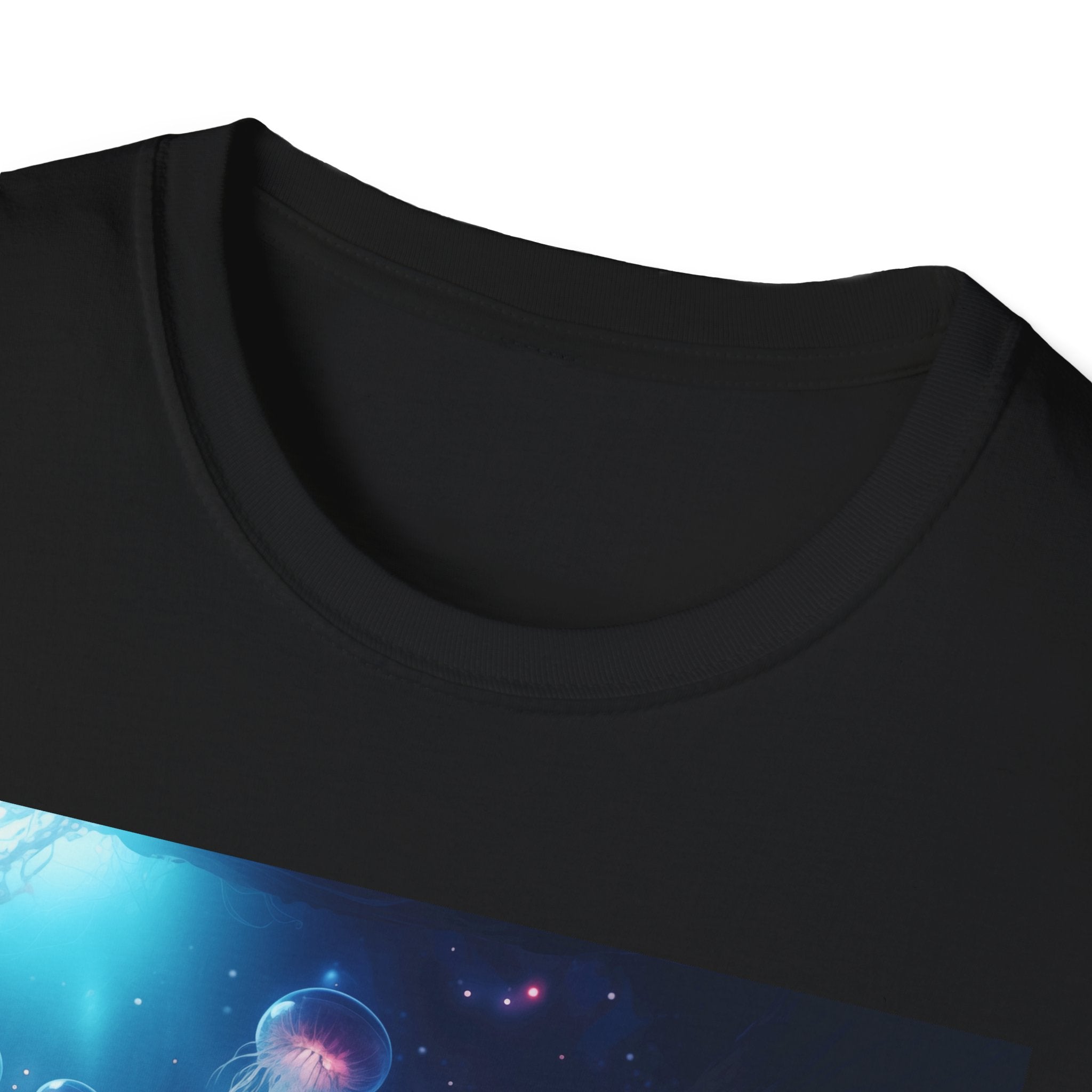 Jellyfish in Space Unisex Softstyle T-Shirt