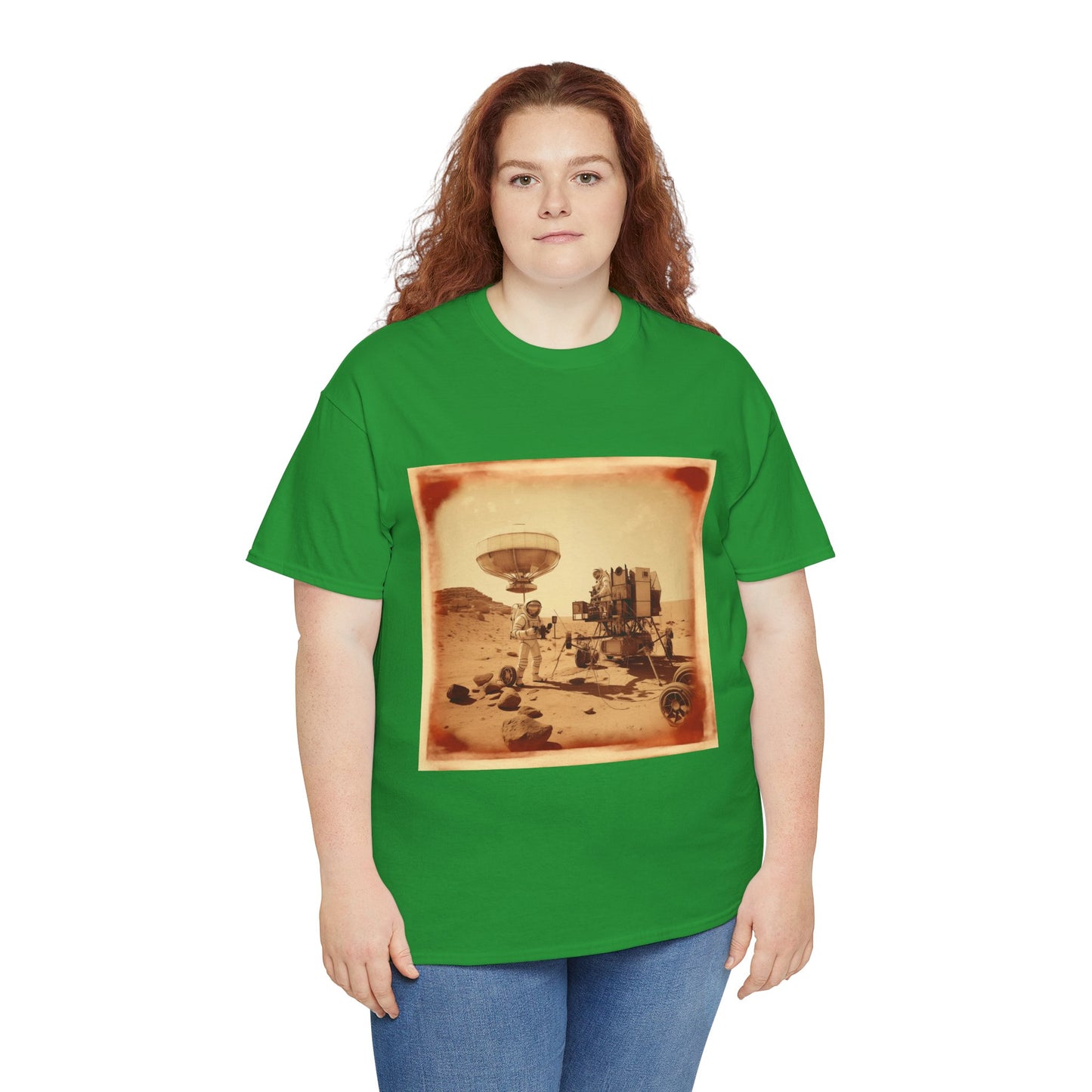 Martian Polaroid Unisex Heavy Cotton Tee