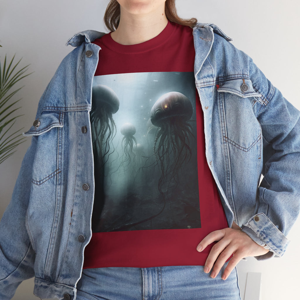 Alien Jellyfish Unisex Heavy Cotton Tee