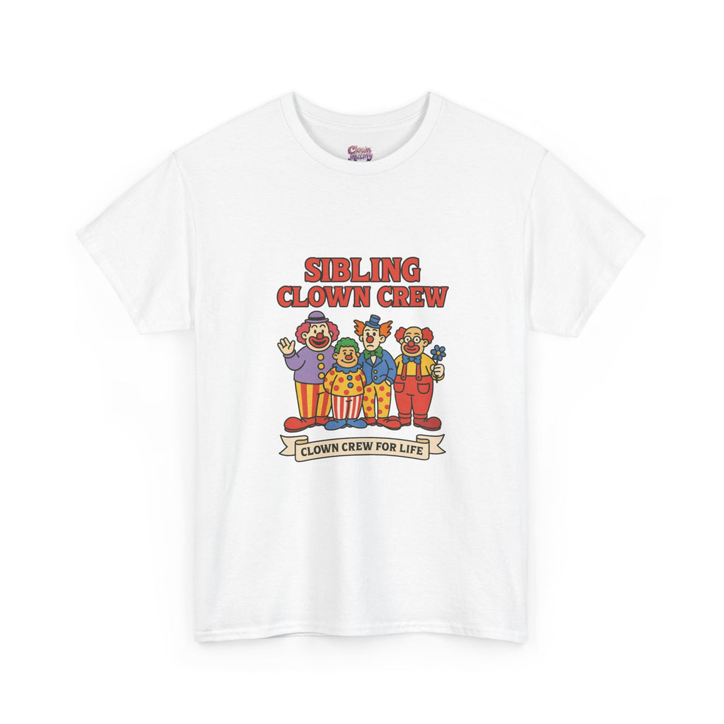 Clown Siblings Unisex Heavy Cotton Tee