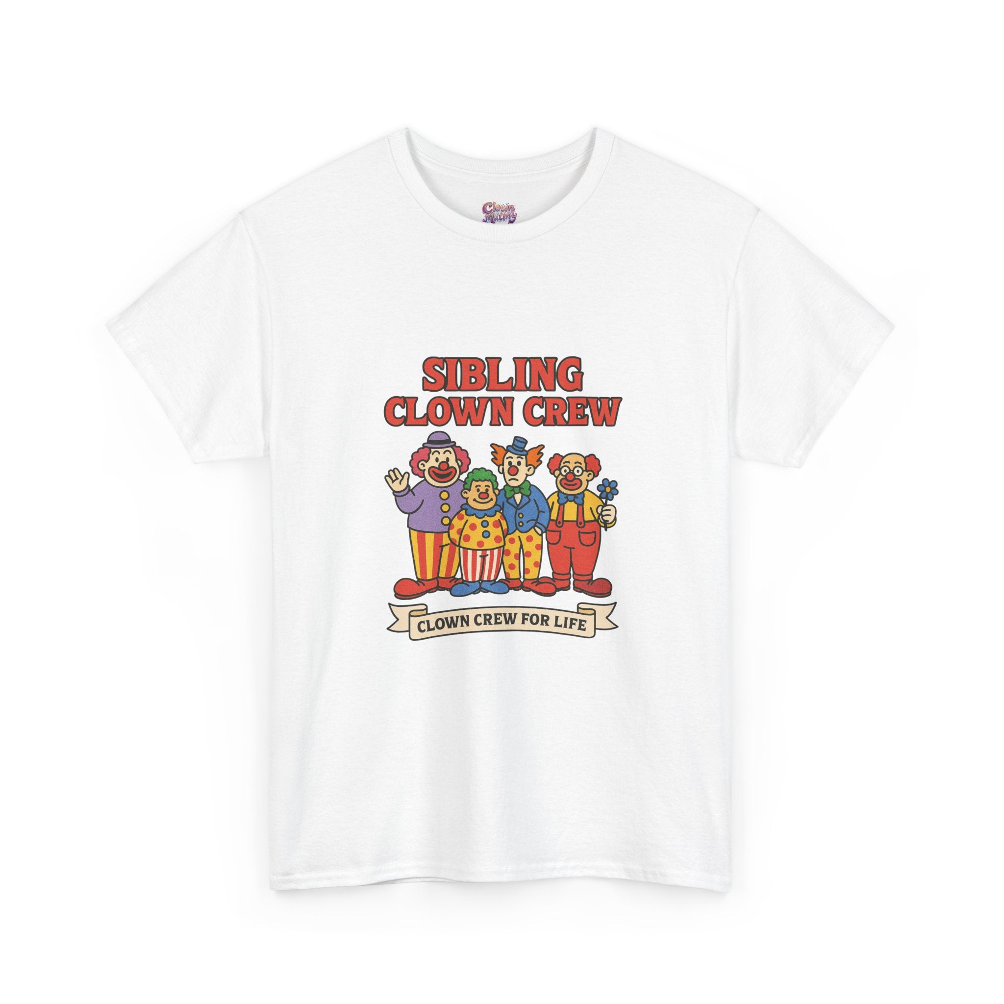 Clown Siblings Unisex Heavy Cotton Tee