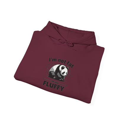 Funny Panda Hoodie - "I'm Not Fat, I'm Just Fluffy"