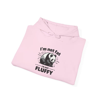 Funny Panda Hoodie - "I'm Not Fat, I'm Just Fluffy"