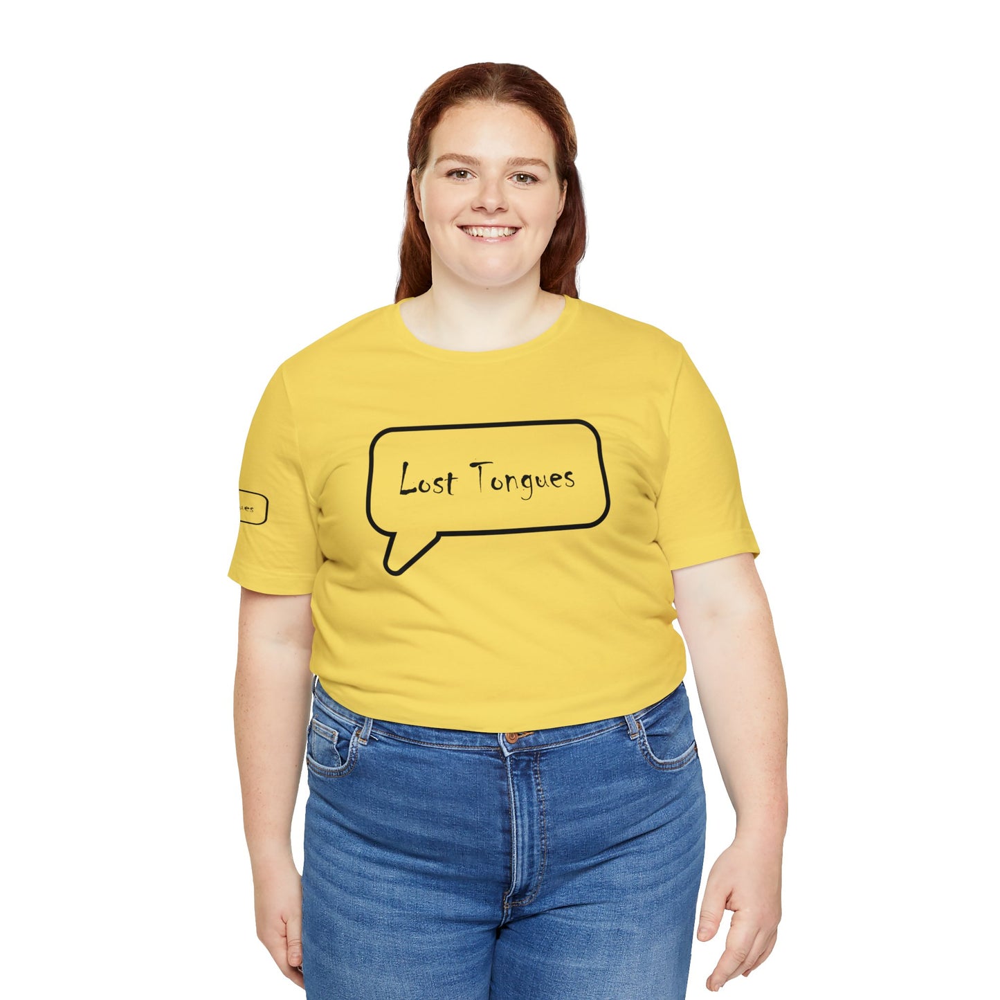 Lost Tongues Unisex Jersey Short Sleeve Tee