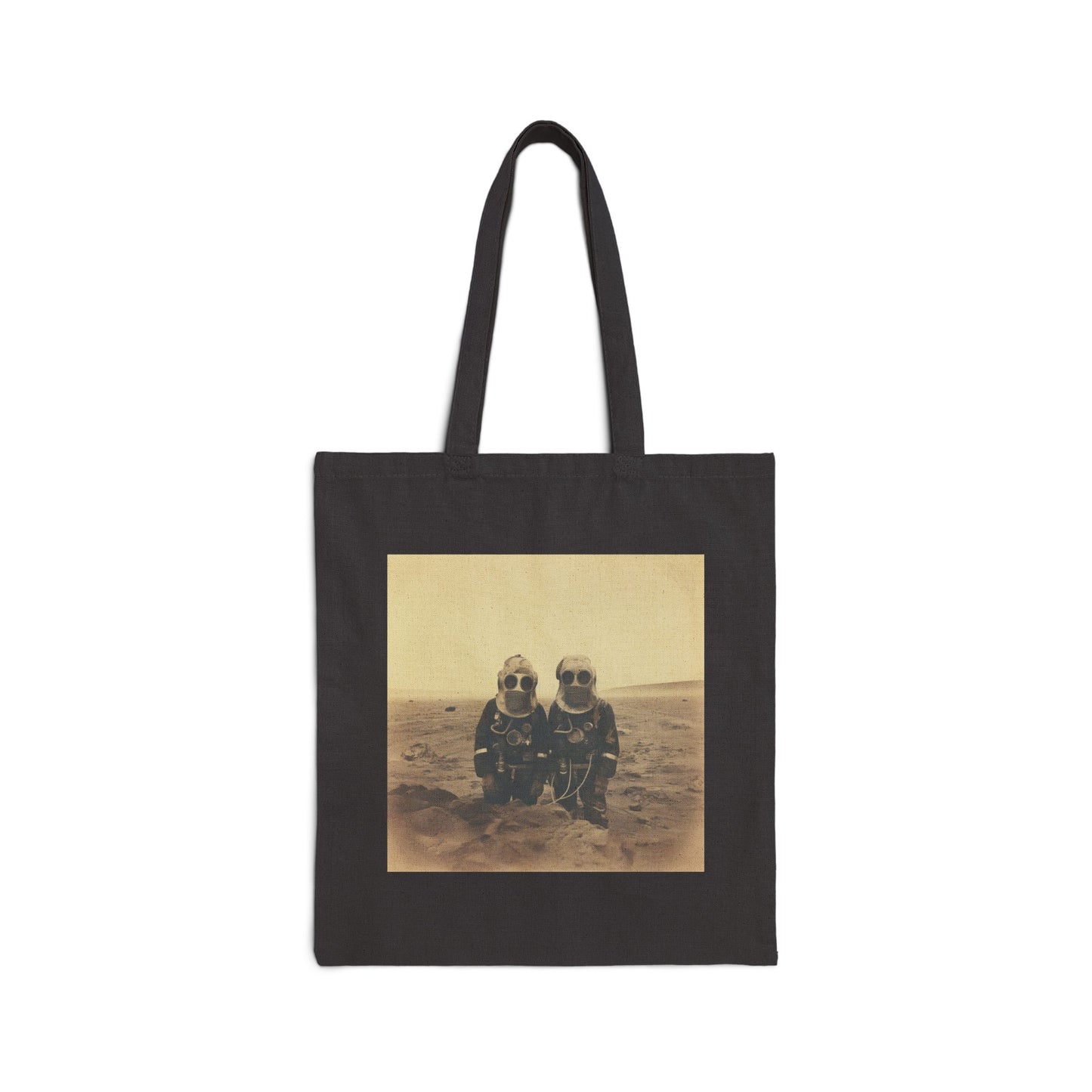 Mars Martians Cotton Canvas Tote Bag