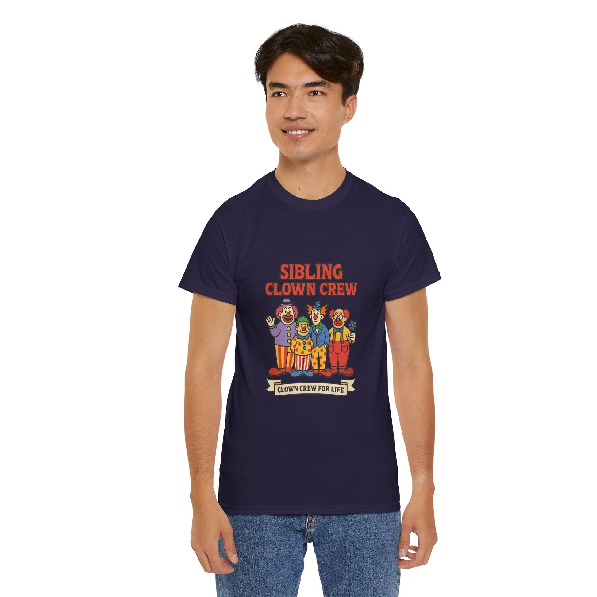 Clown Siblings Unisex Heavy Cotton Tee