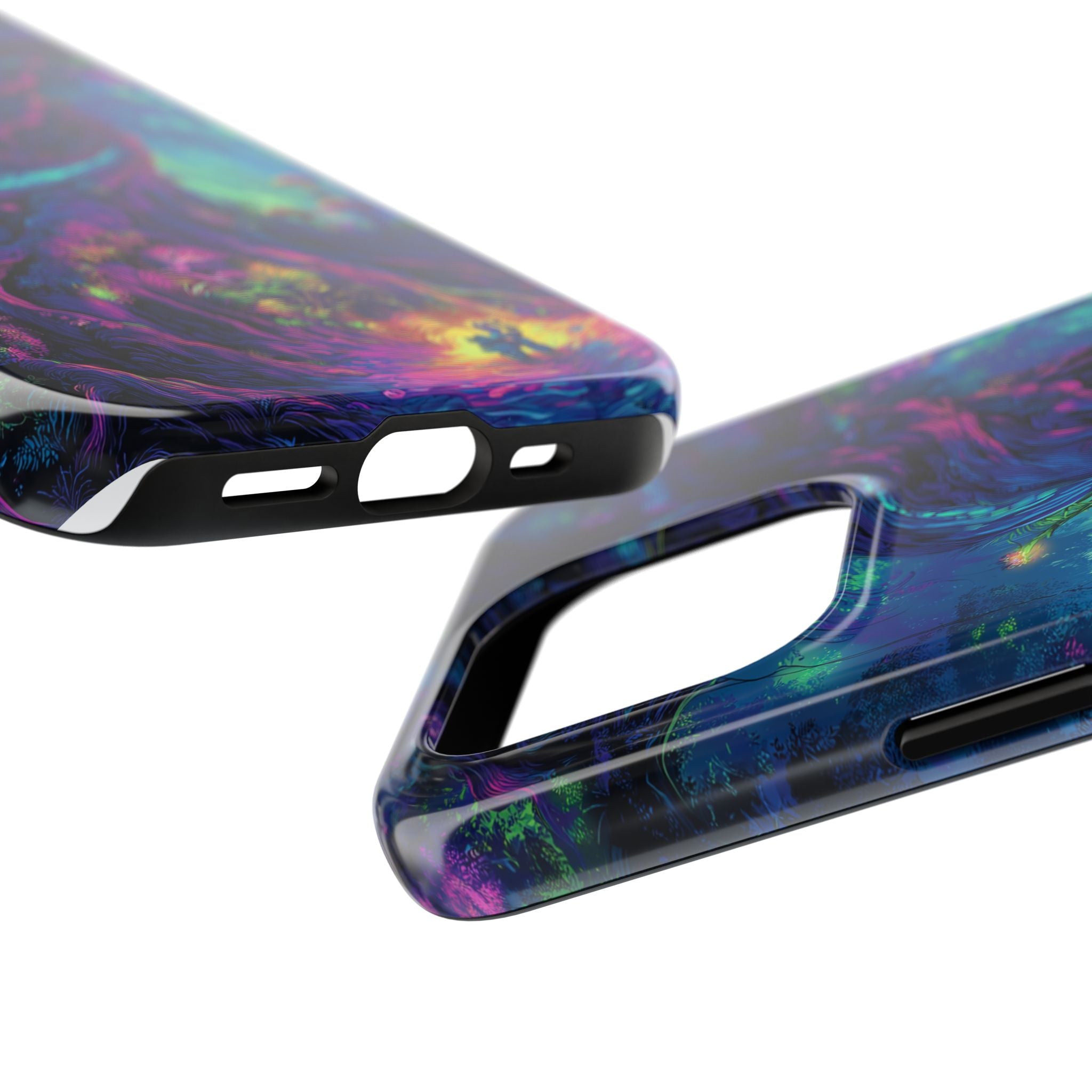 Psychedelic Tree Tough Phone Cases
