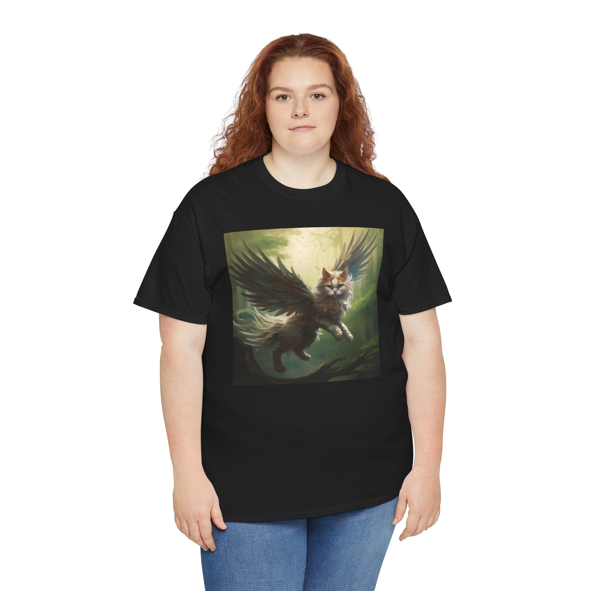 Fantasy Cat Unisex Heavy Cotton Tee