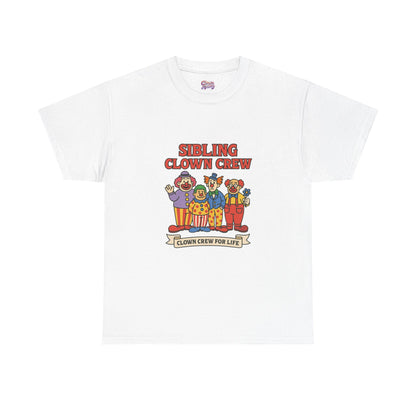 Clown Siblings Unisex Heavy Cotton Tee
