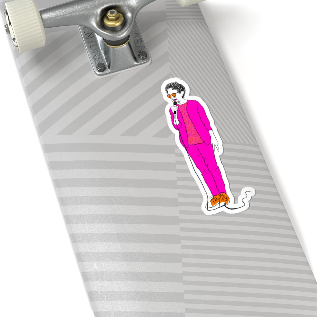 Draw and Guffaw Loren K Little Old Lesbian Kiss-Cut Stickers