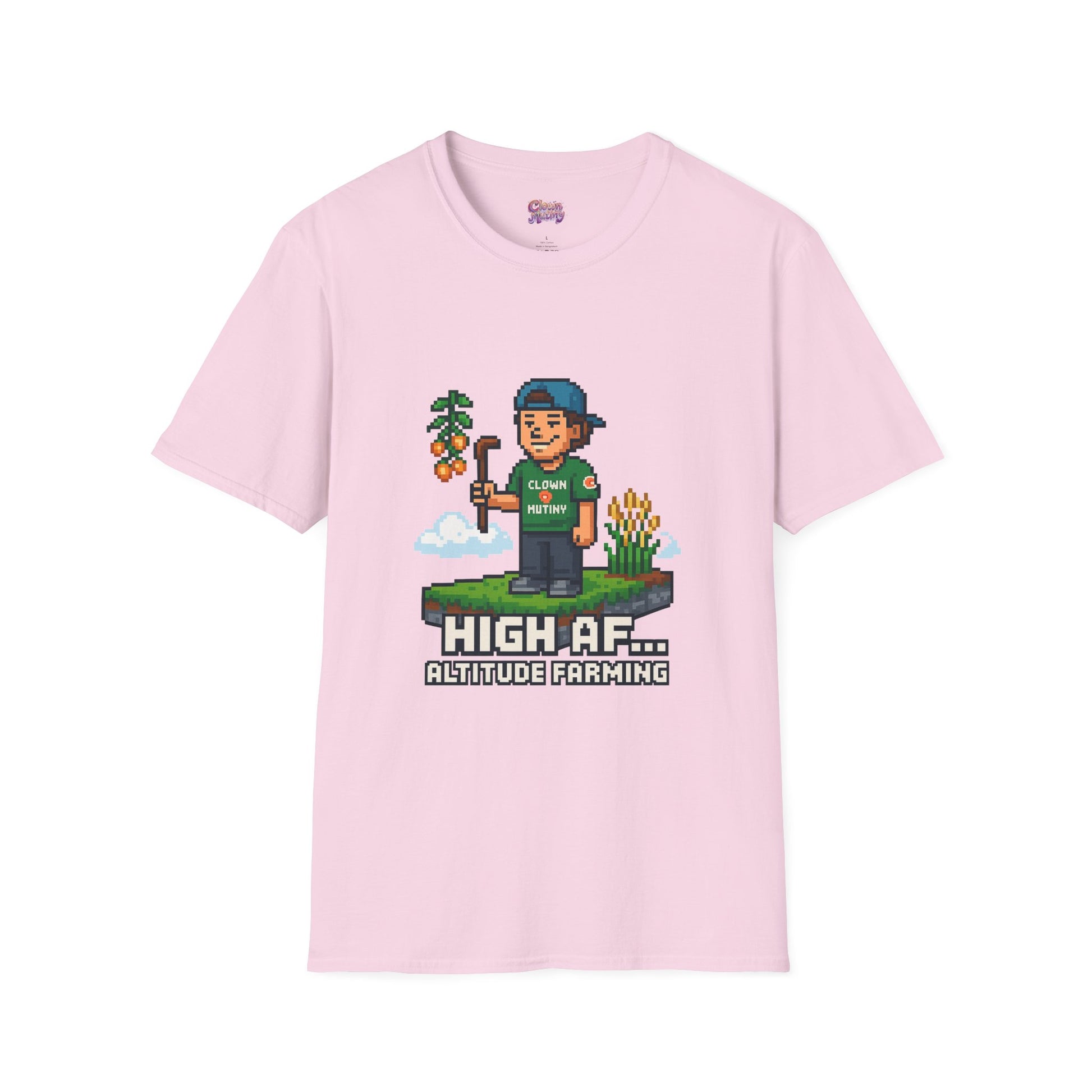 Altitude Farming Graphic T-Shirt, Fun Unisex Tee for Gamers, Perfect Gift for Farmers, Birthday, or Casual Wear
