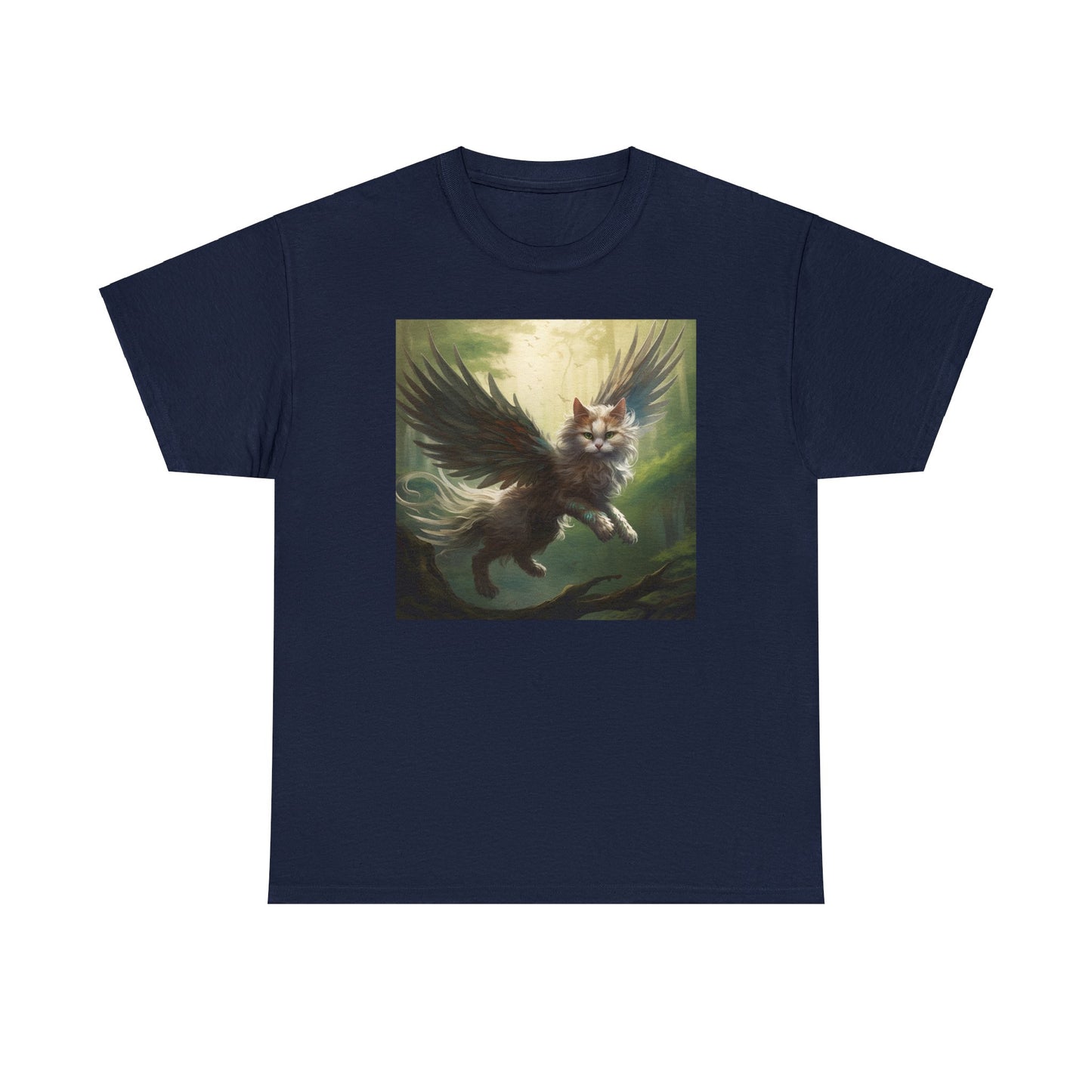 Fantasy Cat Unisex Heavy Cotton Tee