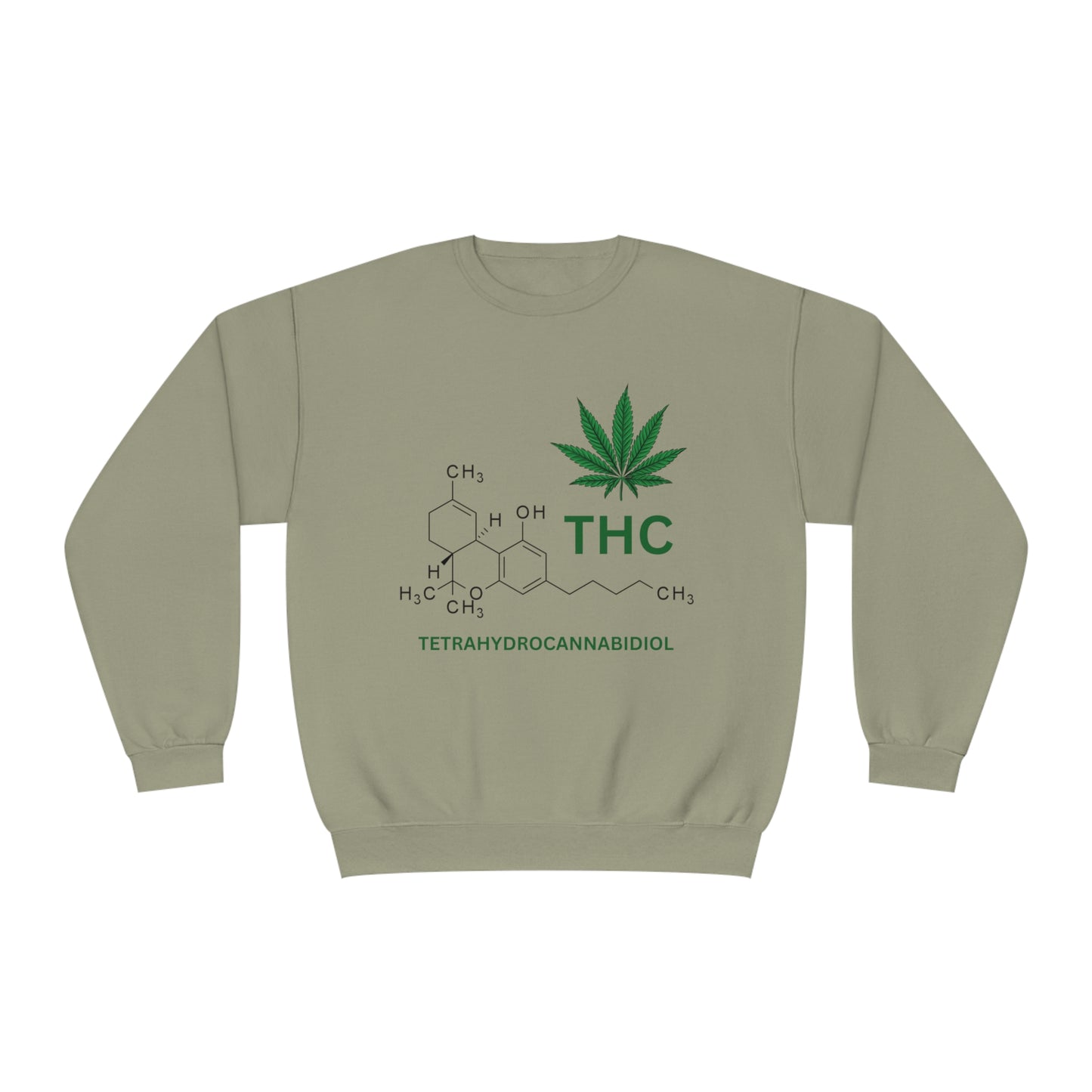 THC Molecule Unisex NuBlend Crewneck Sweatshirt