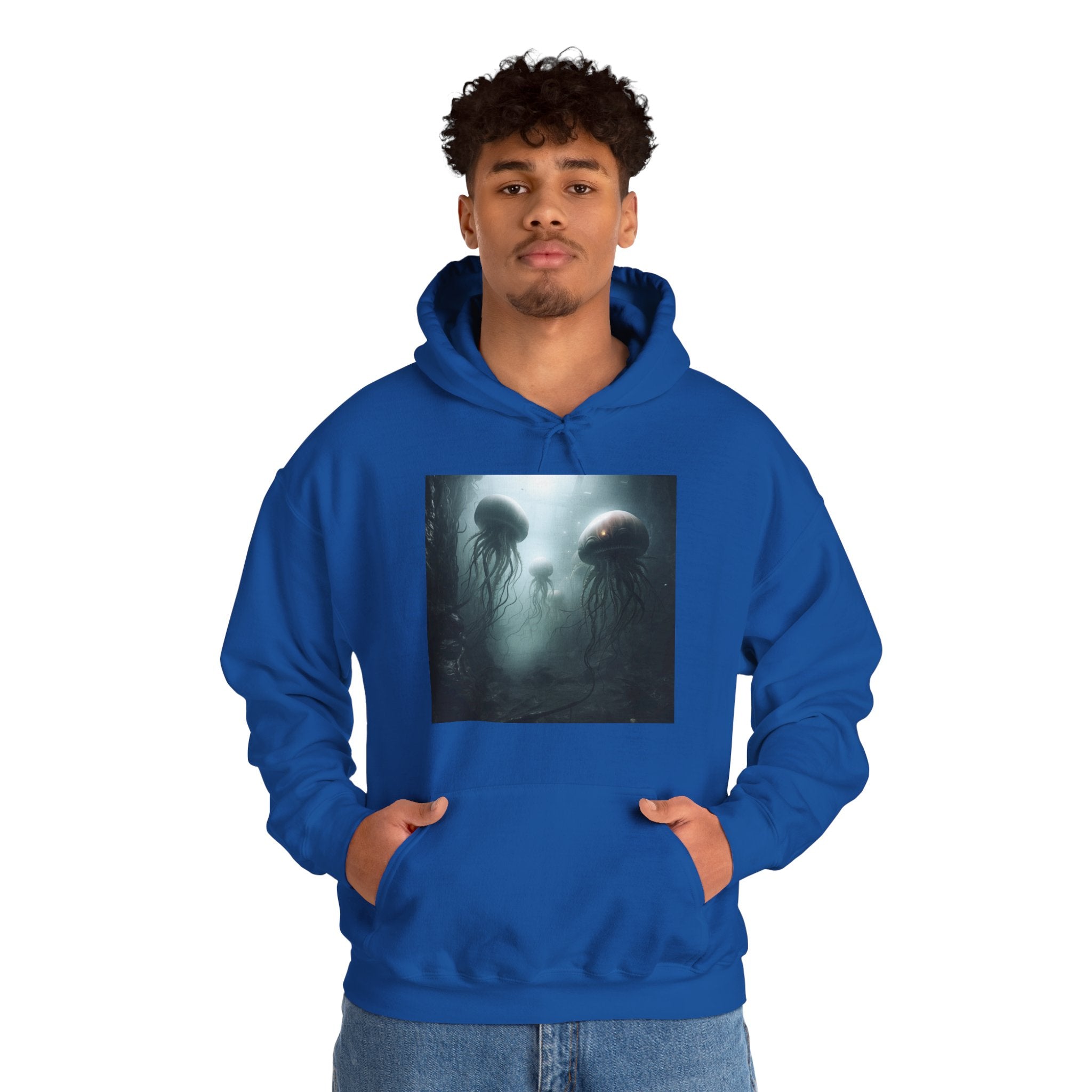 Alien Jellyfish Unisex Heavy Blend Hooded Sweatshirt