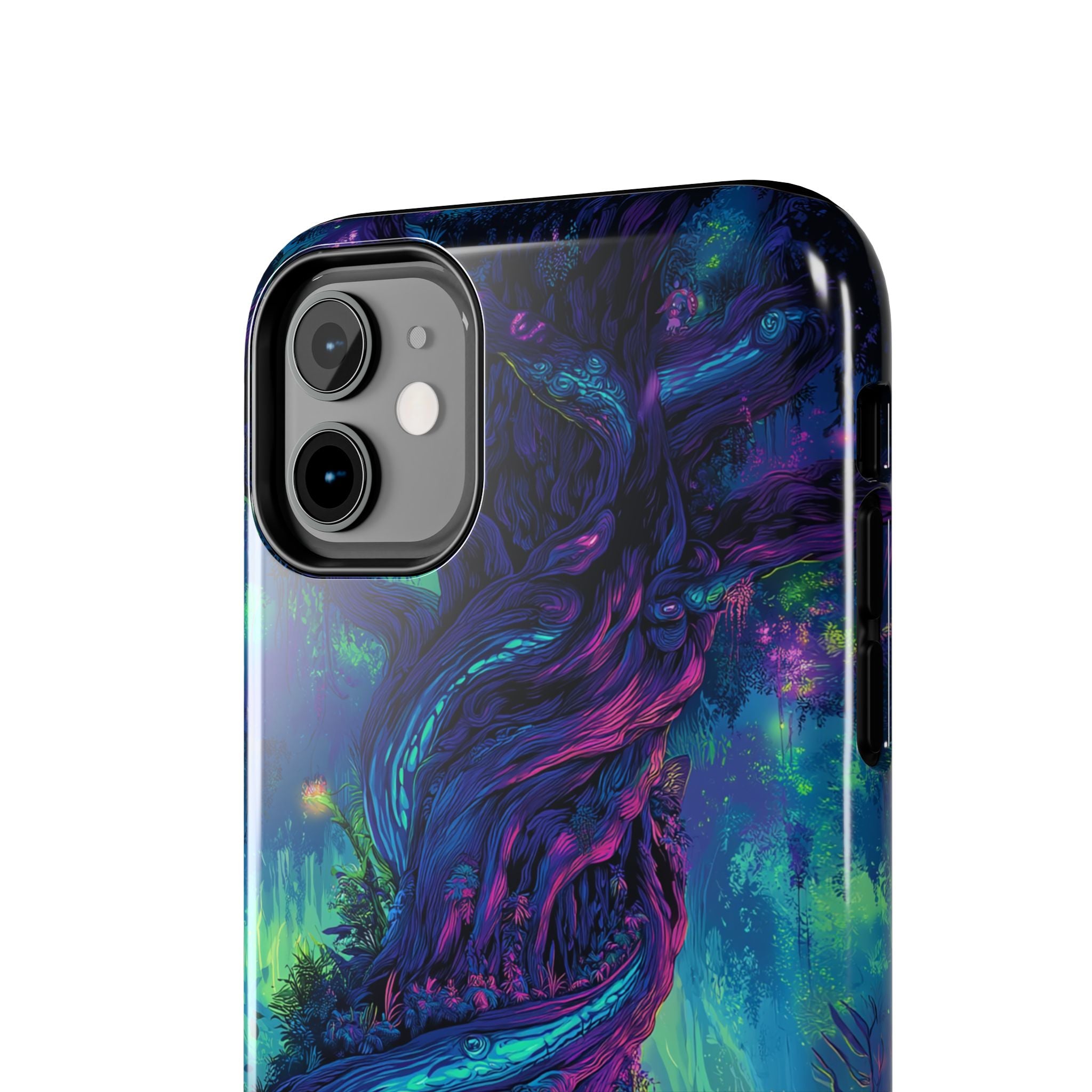 Psychedelic Tree Tough Phone Cases