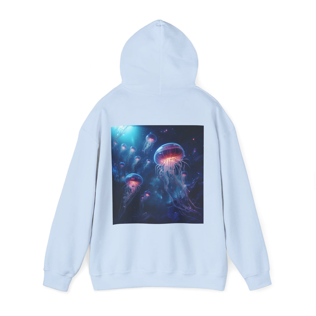 Jellyfish in Space Unisex Heavy Blend Hooded Sweatshirt