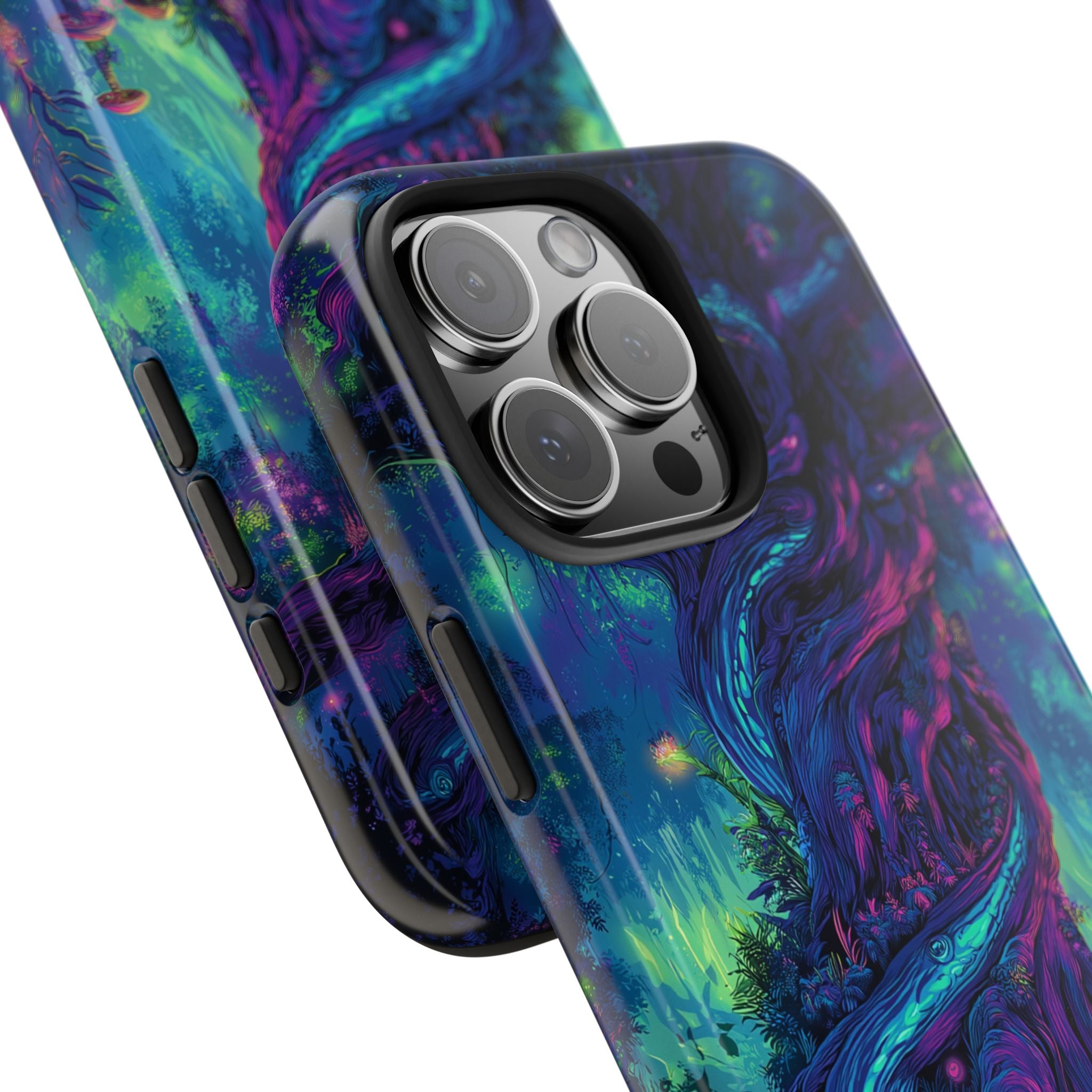 Psychedelic Tree Tough Phone Cases