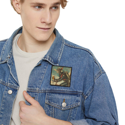 Cat Robot Bike Iron-On Patches