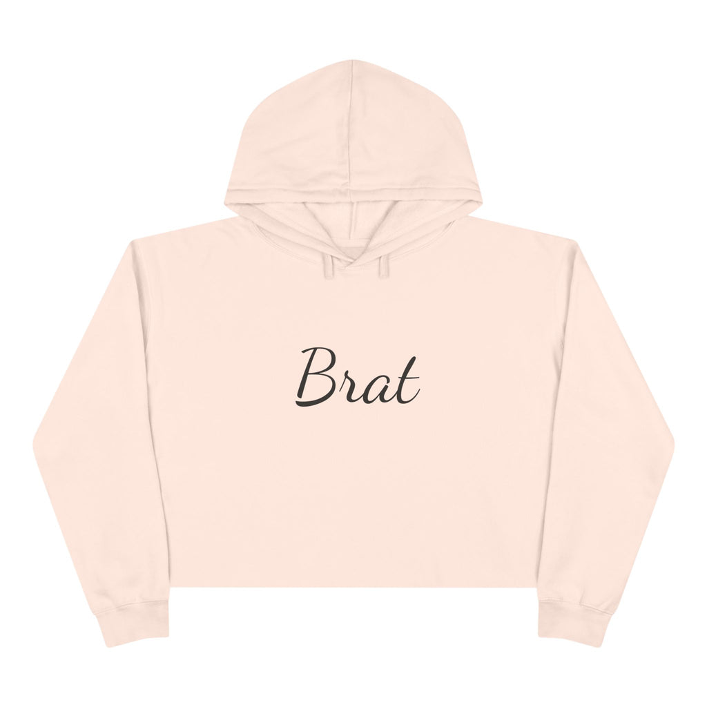 Brat XCX Crop Hoodie - Brat Design for Fashion-Forward Individuals