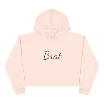 Brat XCX Crop Hoodie - Brat Design for Fashion-Forward Individuals