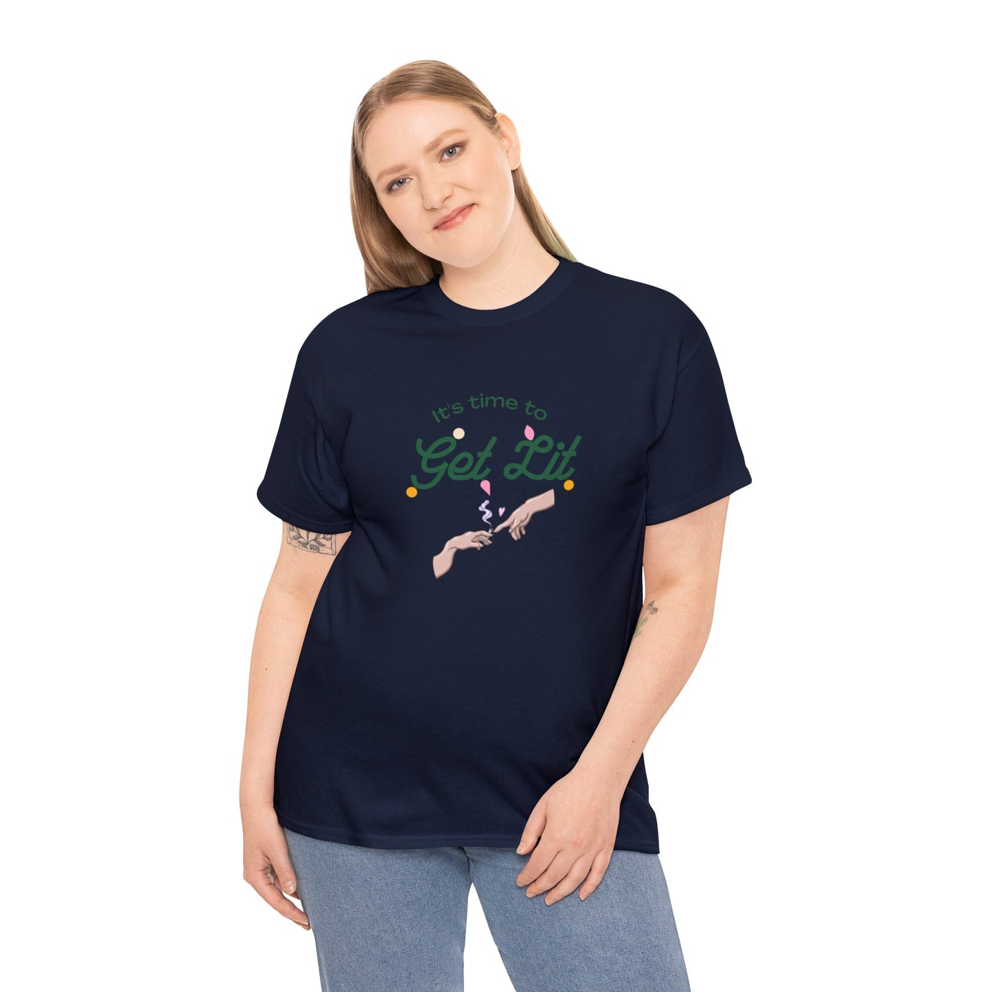 Get Lit Holiday Unisex Heavy Cotton Tee