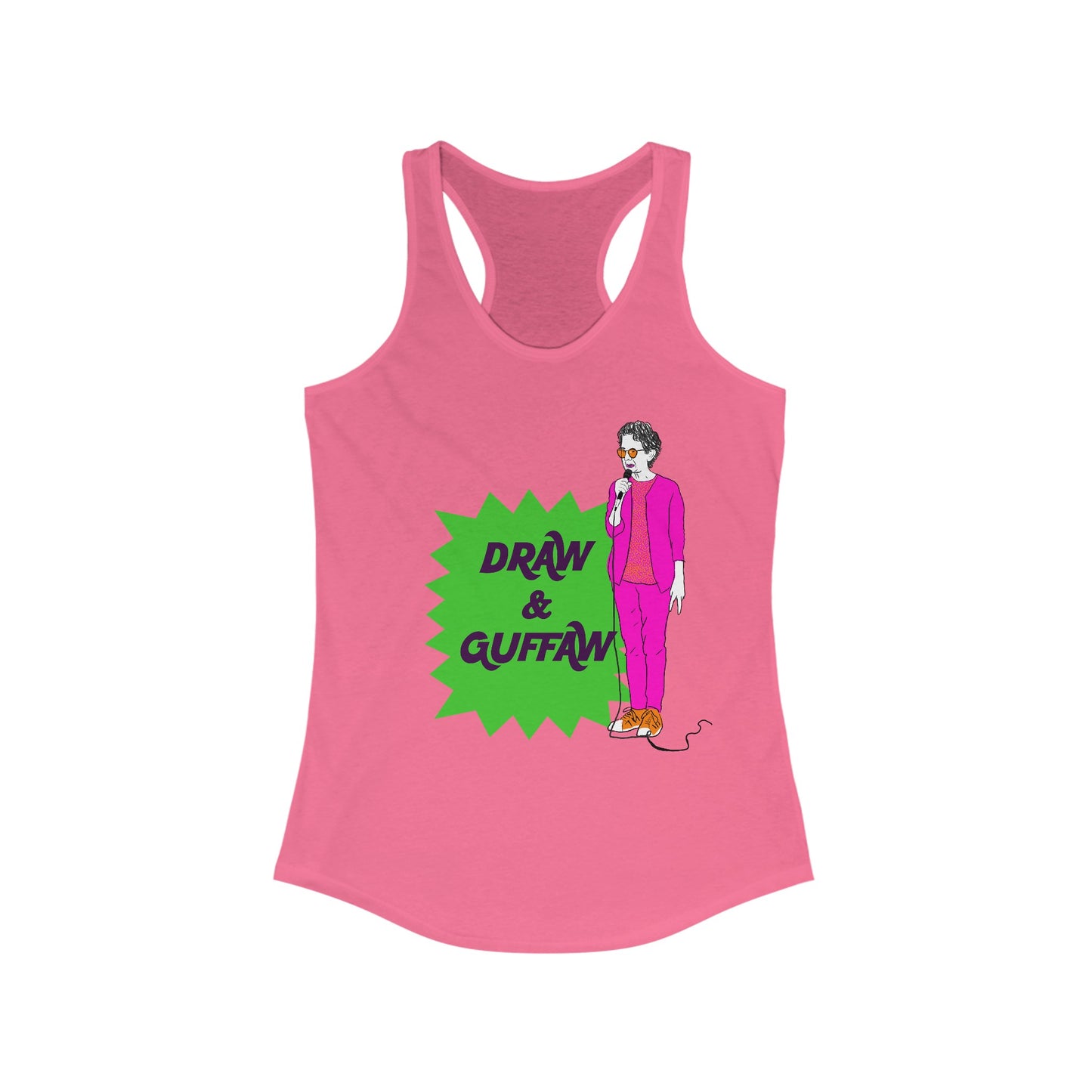 Draw and Guffaw Women's Ideal Racerback Tank