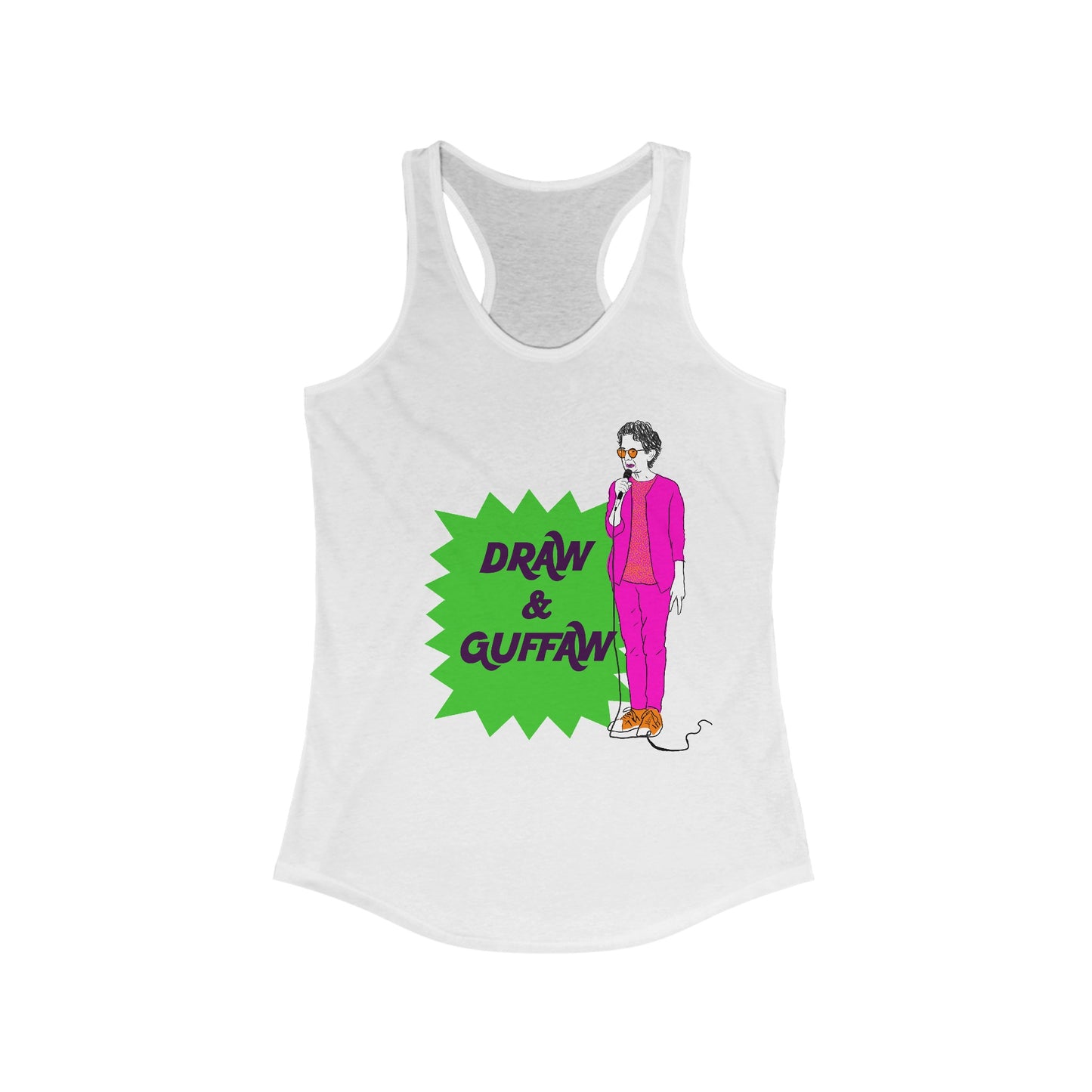 Draw and Guffaw Women's Ideal Racerback Tank