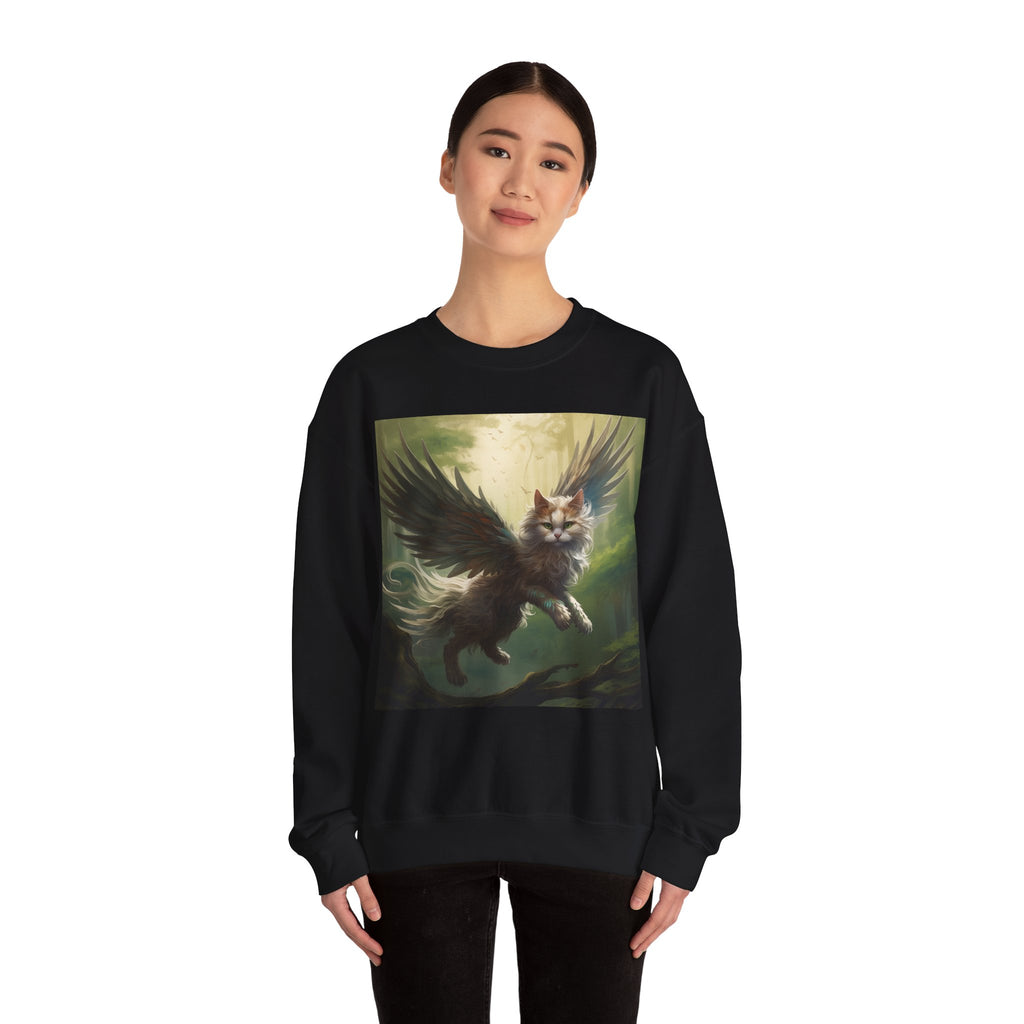 Fantasy Cat Unisex Heavy Blend Crewneck Sweatshirt