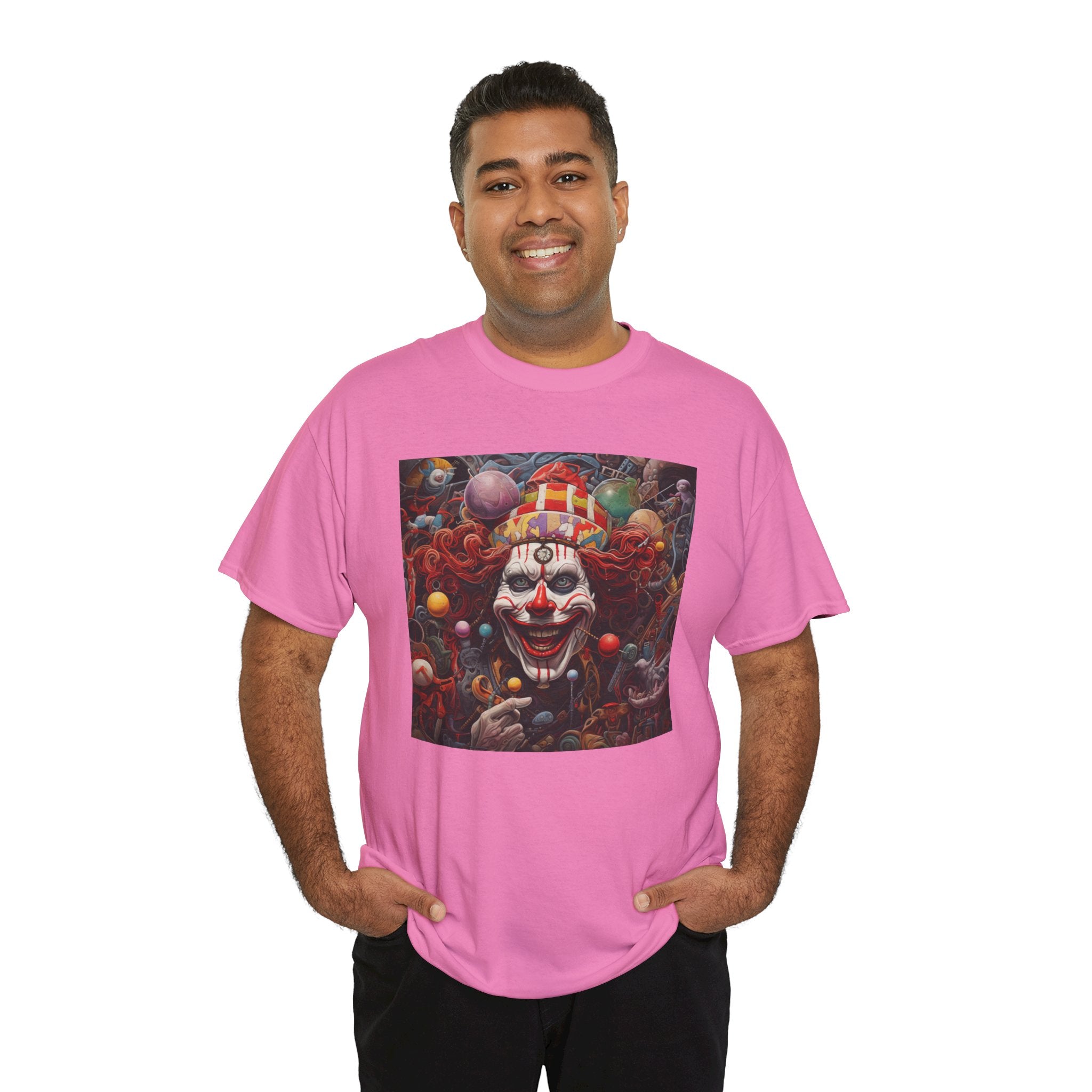 Clown Mutiny Face Unisex Heavy Cotton Tee