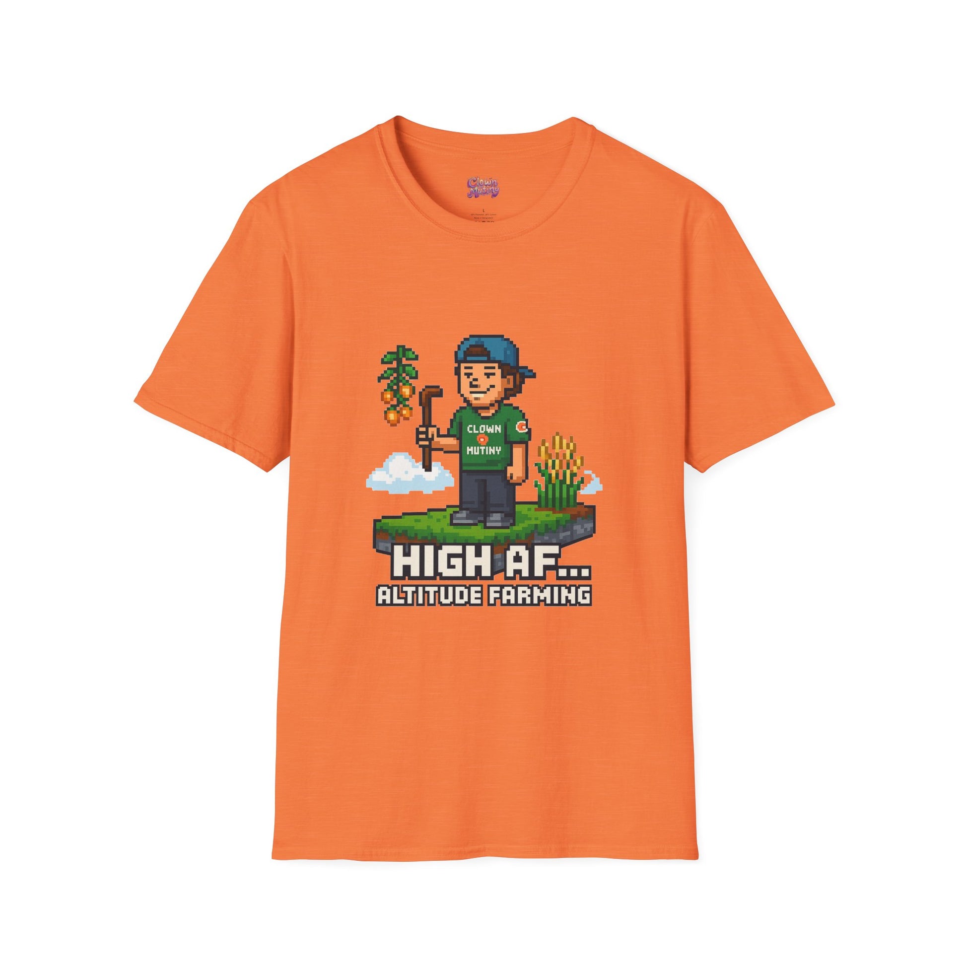 Altitude Farming Graphic T-Shirt, Fun Unisex Tee for Gamers, Perfect Gift for Farmers, Birthday, or Casual Wear