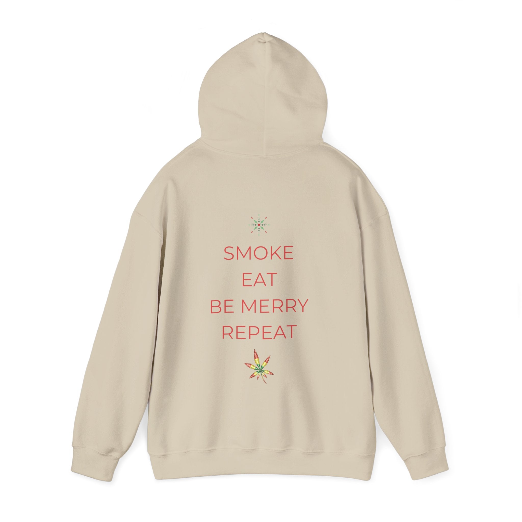 Eat Repeat Holiday Unisex Heavy Blend Hooded Sweatshirt