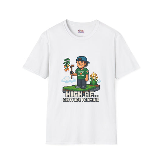 Altitude Farming Graphic T-Shirt, Fun Unisex Tee for Gamers, Perfect Gift for Farmers, Birthday, or Casual Wear