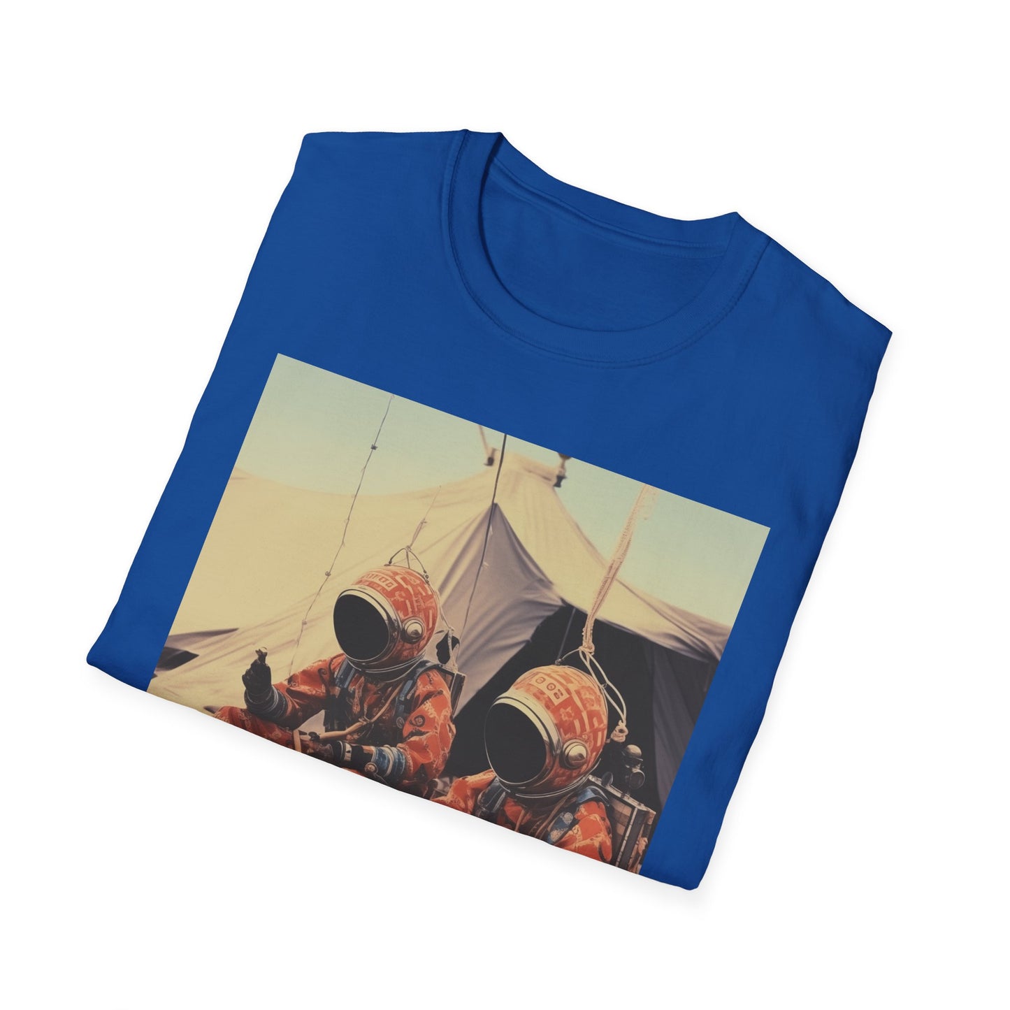 Martian African Print Unisex Softstyle T-Shirt