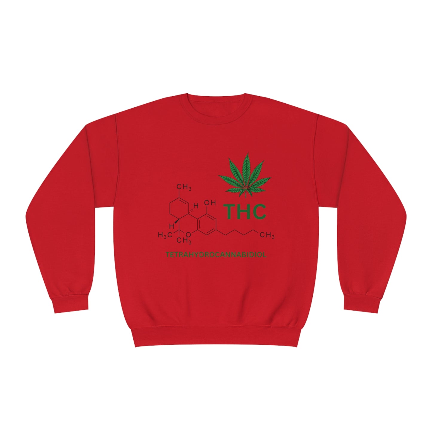 THC Molecule Unisex NuBlend Crewneck Sweatshirt