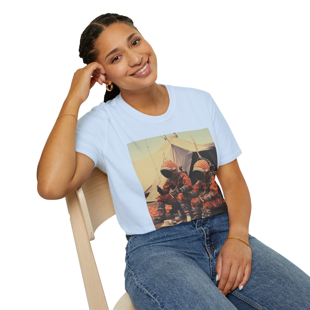 Martian African Print Unisex Softstyle T-Shirt