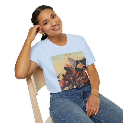 Martian African Print Unisex Softstyle T-Shirt