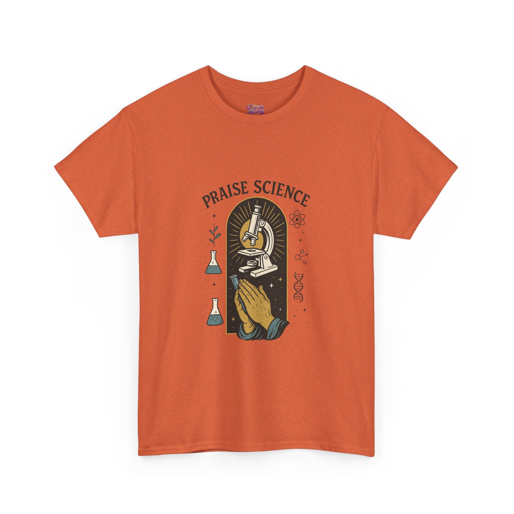 Praise Science Unisex Heavy Cotton Tee - Science Lover's T-Shirt for Educators and Students