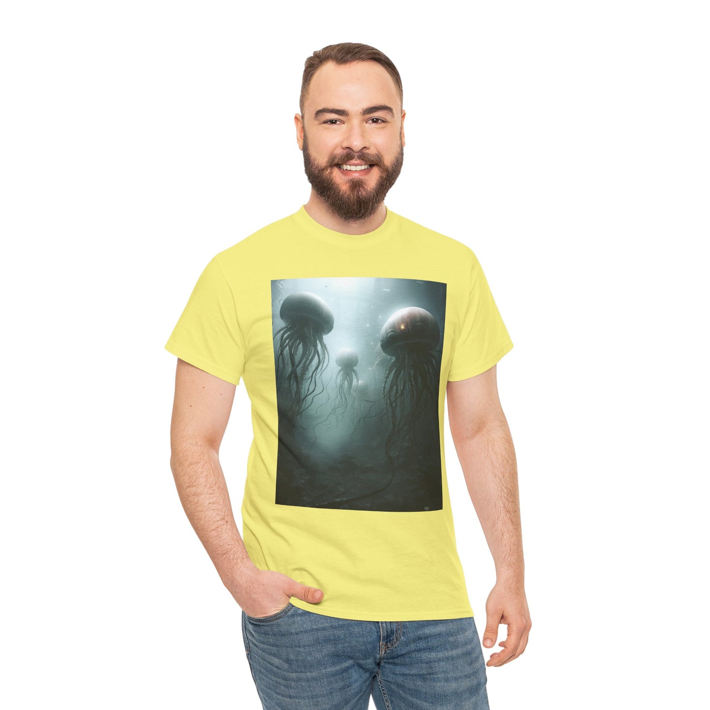 Alien Jellyfish Unisex Heavy Cotton Tee