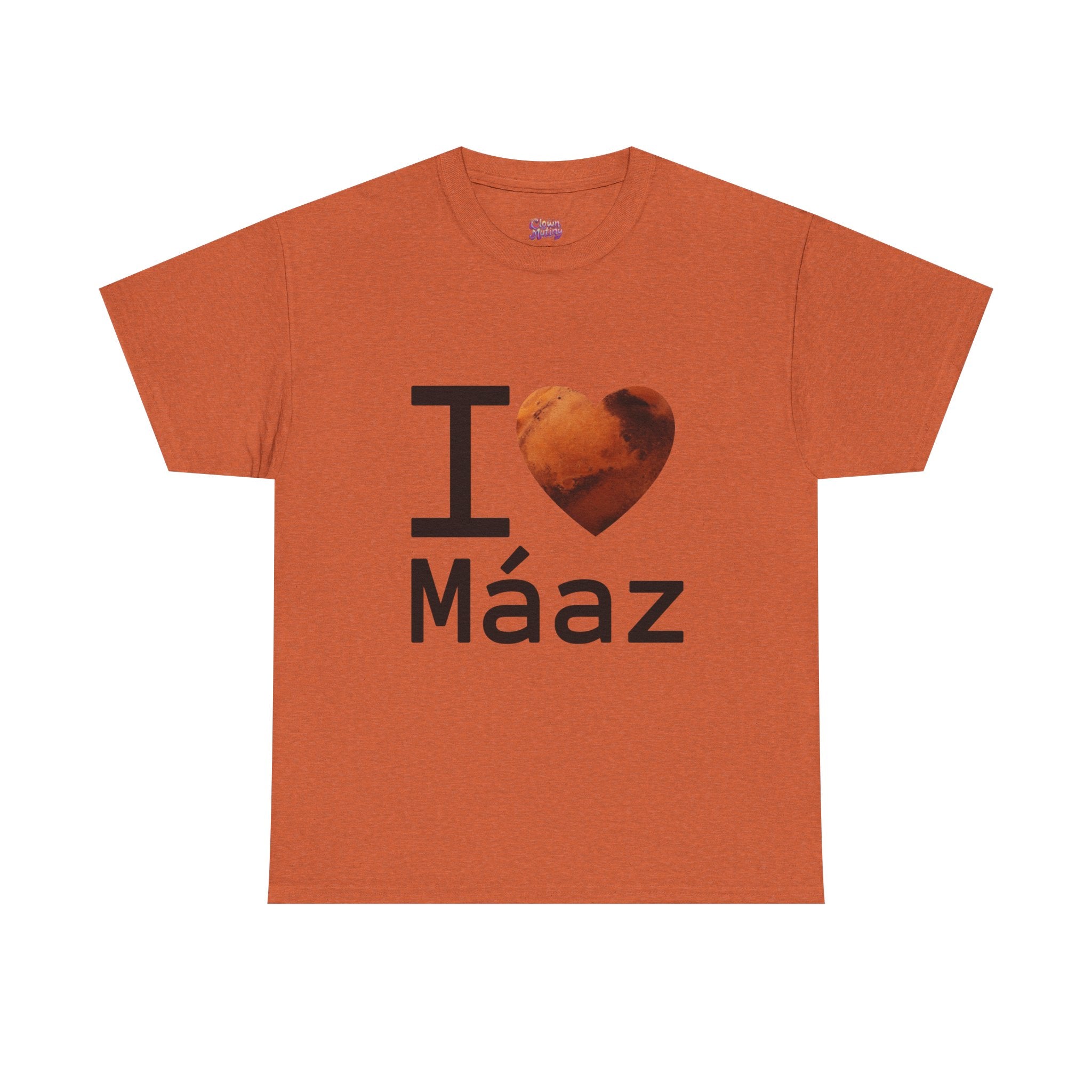 I Love Mars Unisex Heavy Cotton Tee