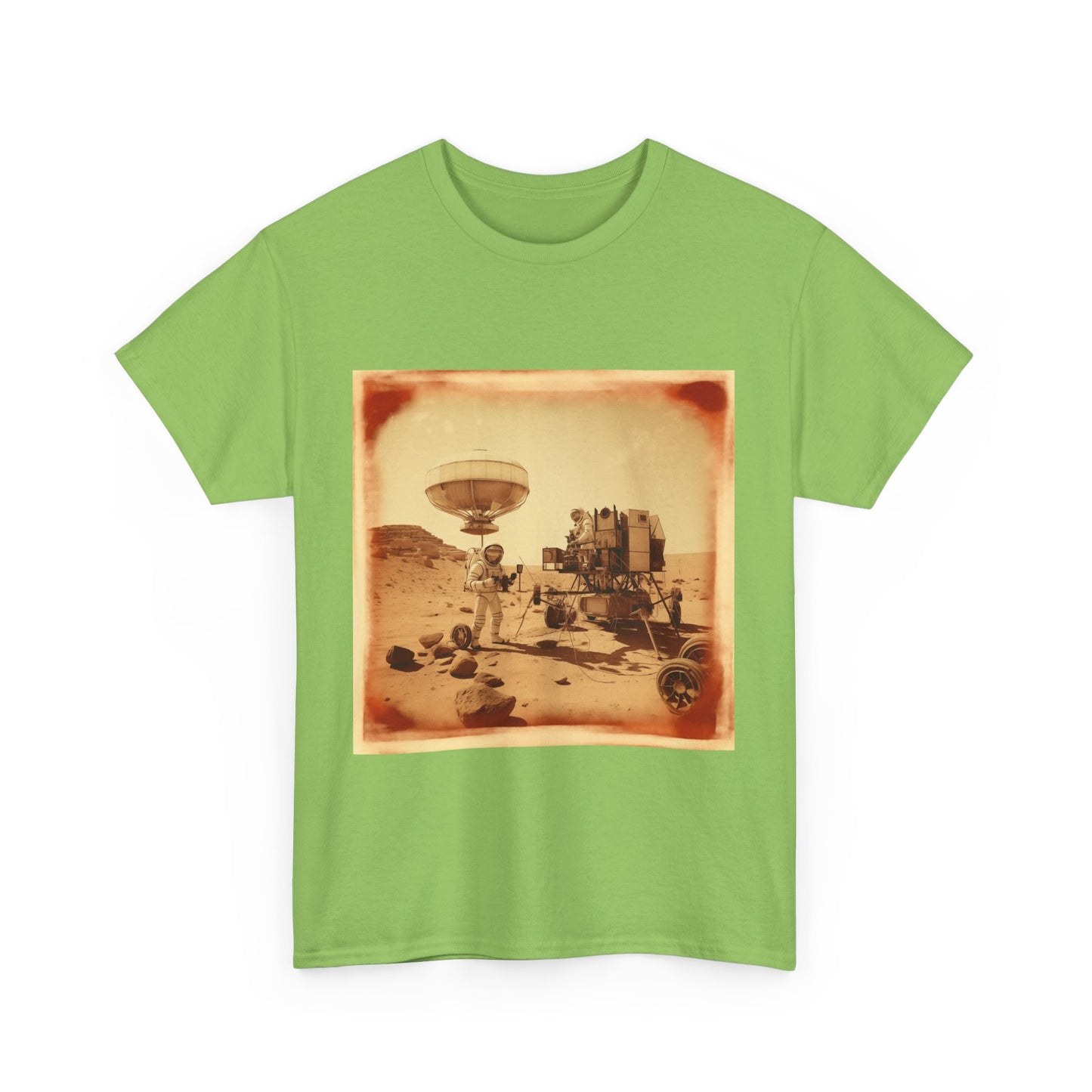 Martian Polaroid Unisex Heavy Cotton Tee